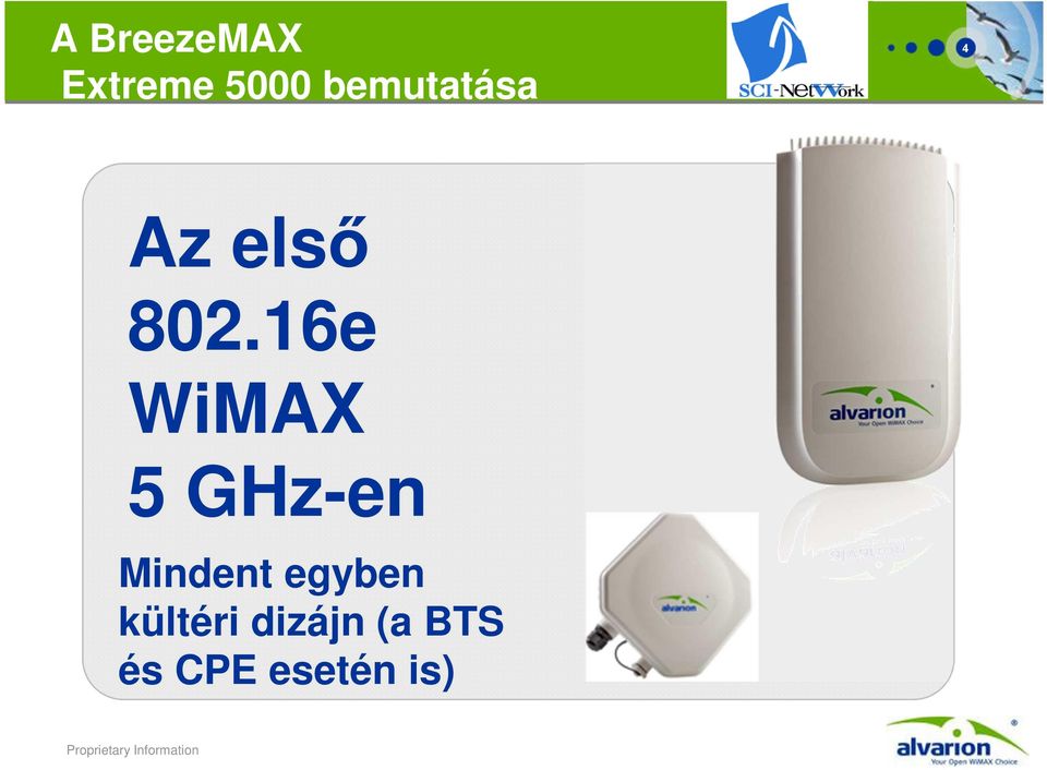 16e WiMAX 5 GHz-en Mindent