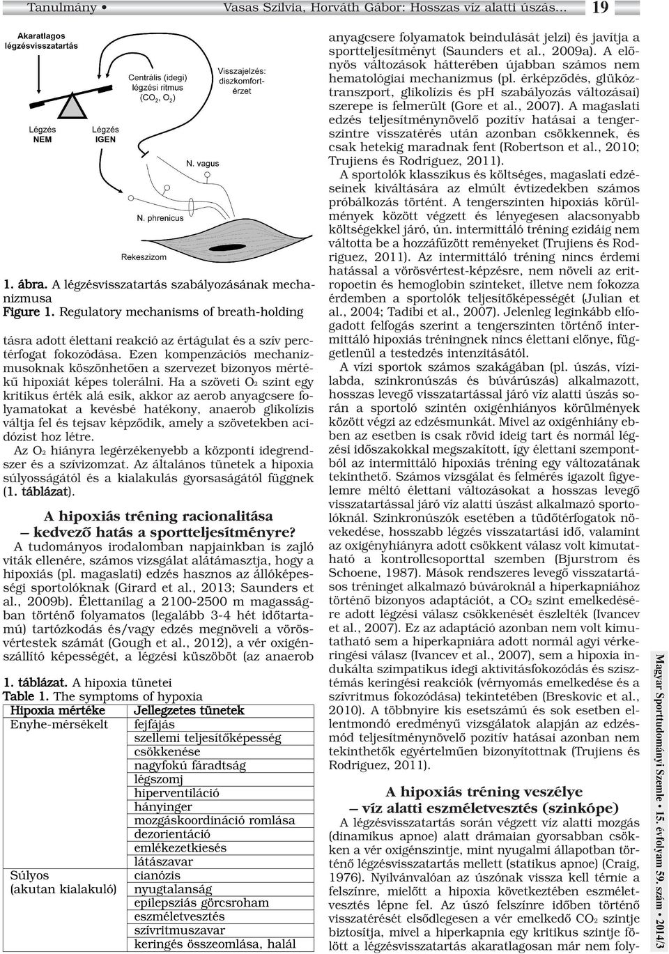 Ezen kompenzációs mechanizmusoknak köszönhetôen a szervezet bizonyos mértékû hipoxiát képes tolerálni.