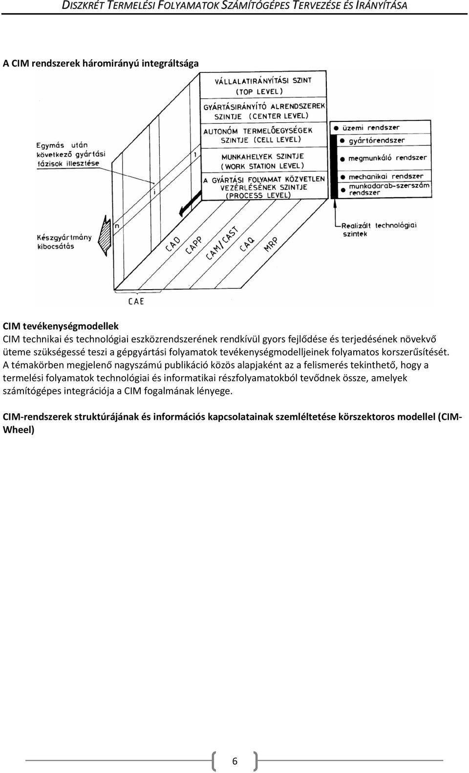 A témakörben megjelenő nagyszámú publikáció közös alapjaként az a felismerés tekinthető, hogy a termelési folyamatok technológiai és informatikai