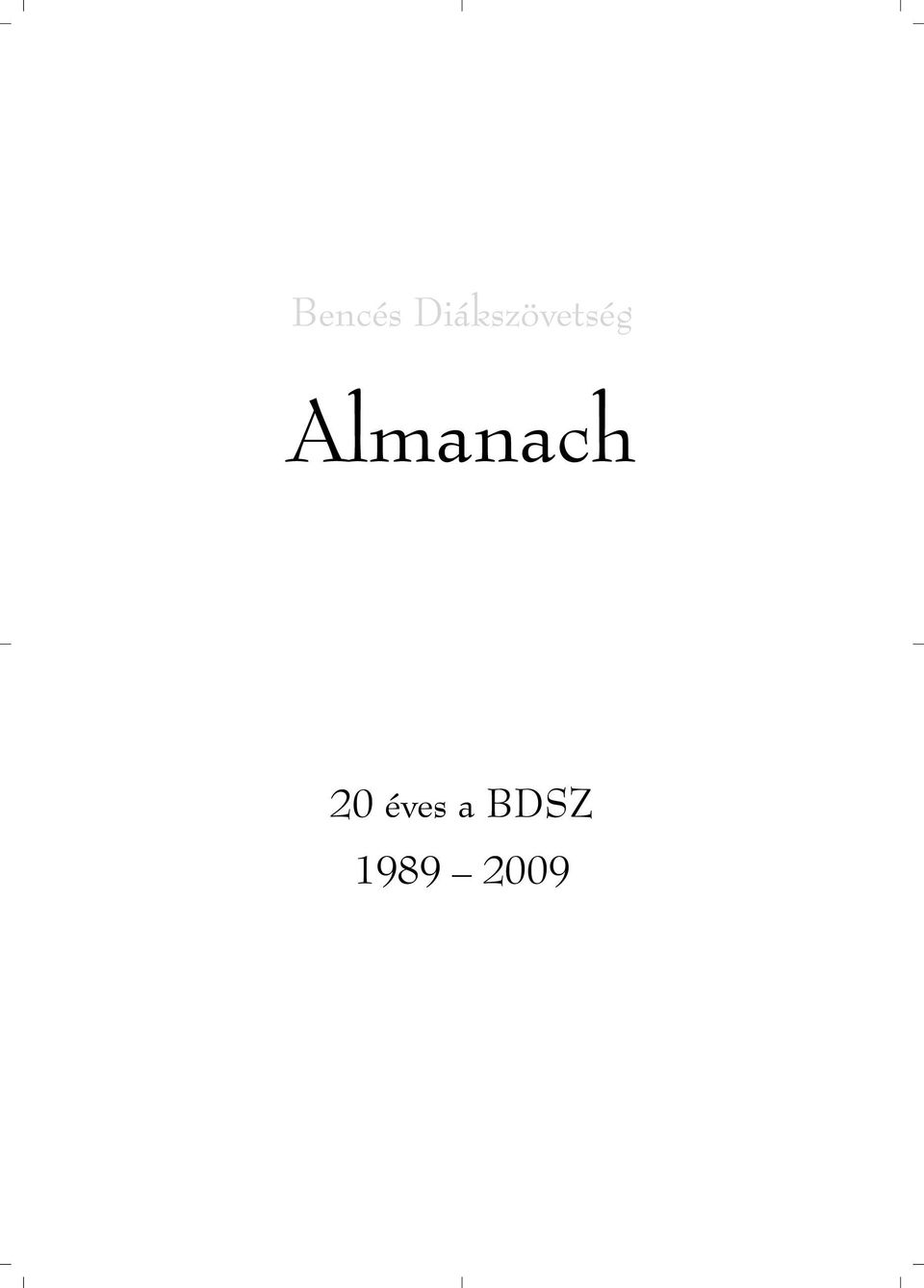 Almanach 20