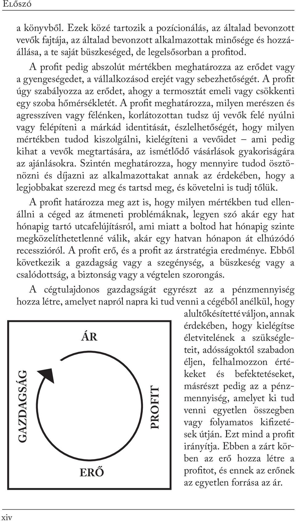 A profit pedig abszolút mértékben meghatározza az erődet vagy a gyengeségedet, a vállalkozásod erejét vagy sebezhetőségét.