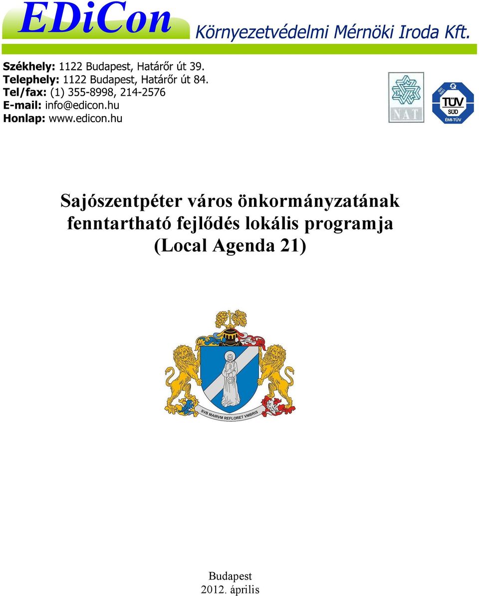 fejlıdés lokális programja