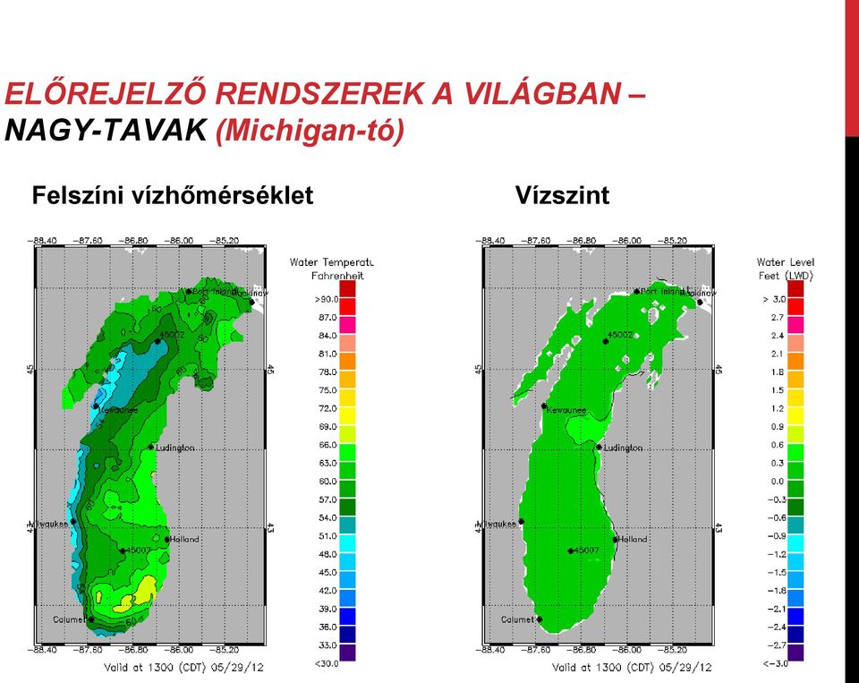 (Michigan-tó) Felszíni