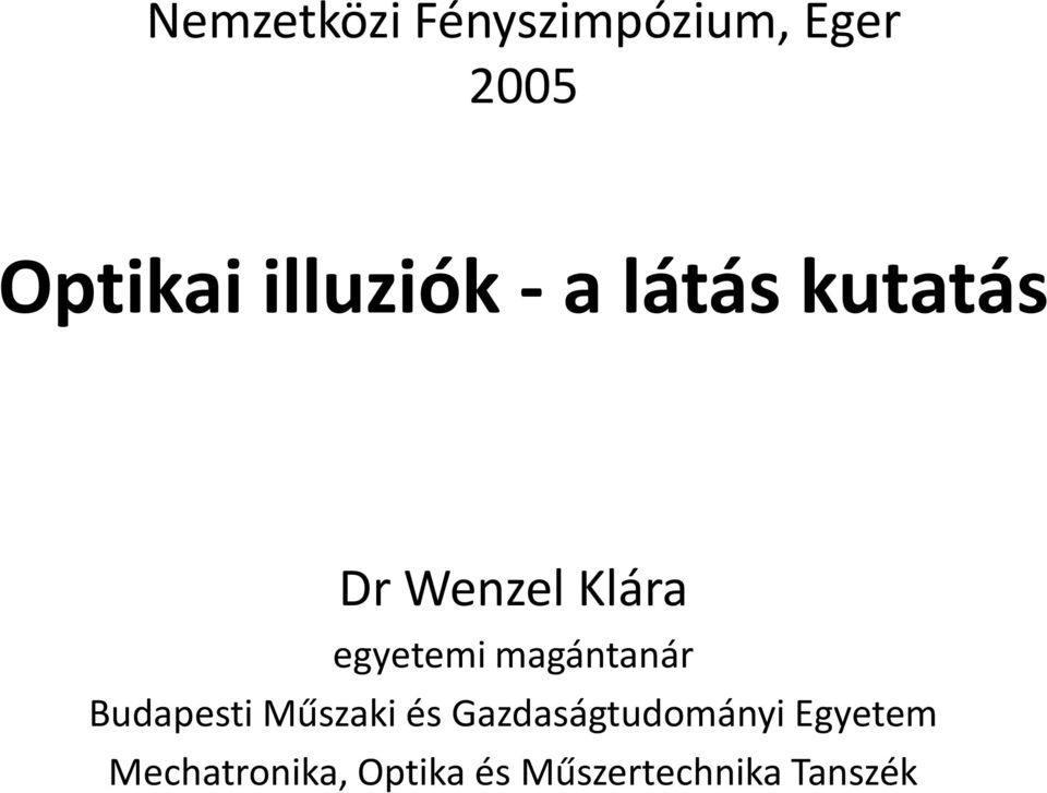 egyetemi magántanár Budapesti Műszaki és