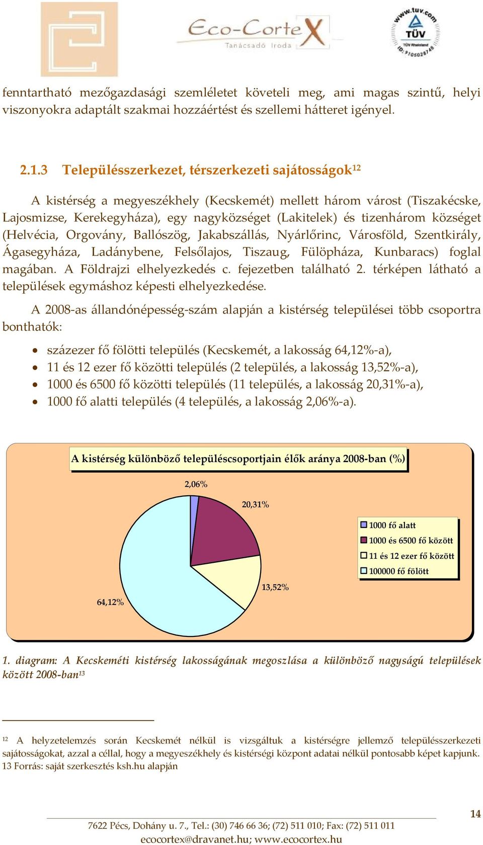 községet (Helvécia, Orgovány, Ballószög, Jakabszállás, Nyárlőrinc, Városföld, Szentkirály, Ágasegyháza, Ladánybene, Felsőlajos, Tiszaug, Fülöpháza, Kunbaracs) foglal magában.