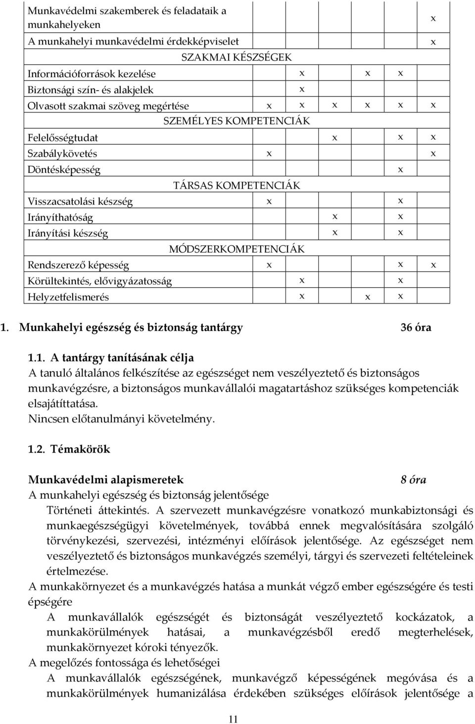 Körültekintés, elővigyázatosság Helyzetfelismerés 1.