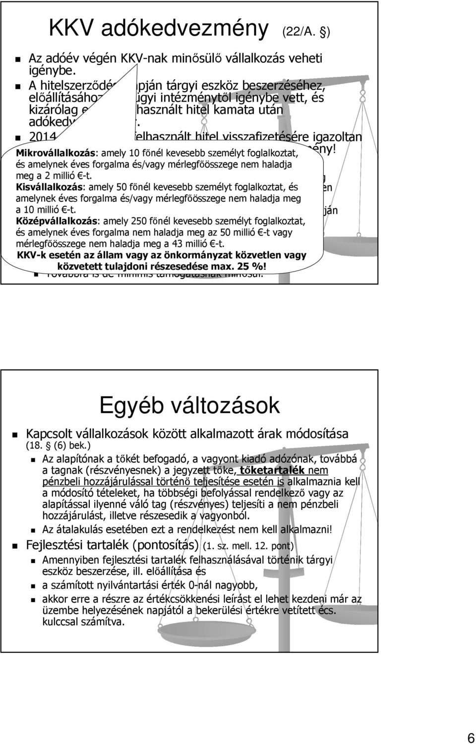 2014-től viszont a felhasznált hitel visszafizetésére igazoltan Mikrovállalkozás: felvett más hitel amely kamata 10 főnél kevesebb után is jár személyt az adókedvezmény!