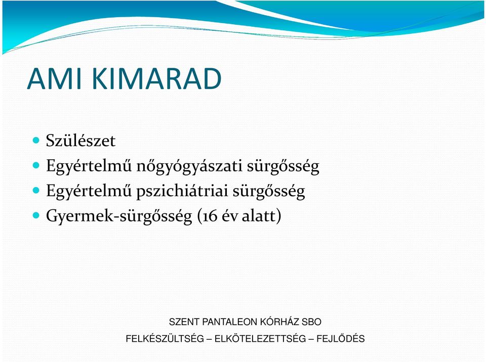 sürgősség Egyértelmű