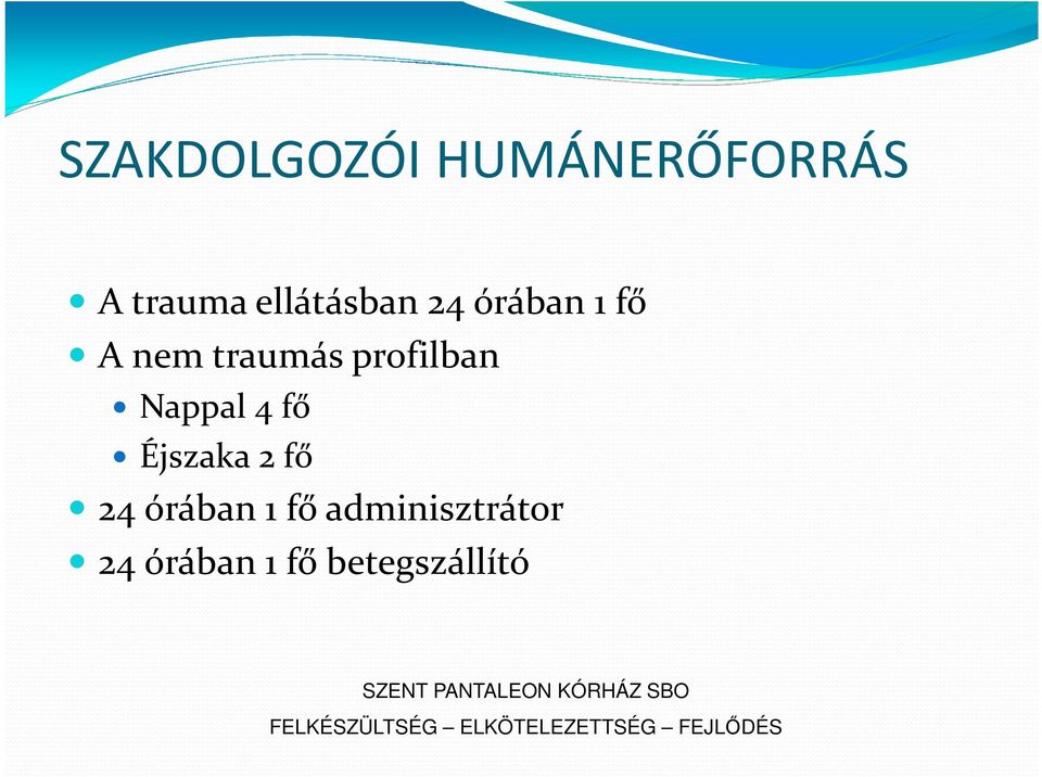 profilban Nappal 4 fő Éjszaka 2 fő 24