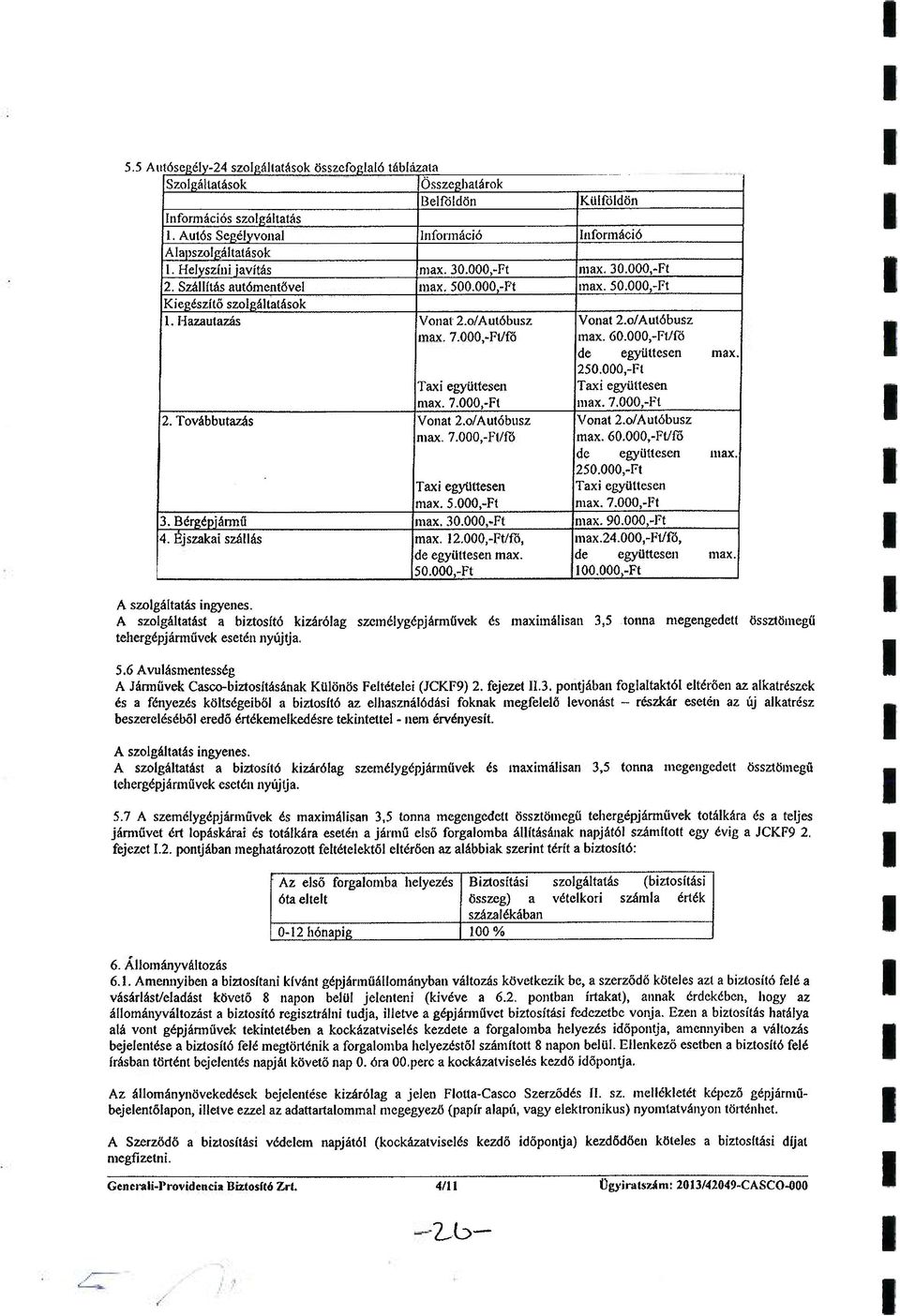 000,-Fl/fő Taxi együttesen max. 7.000,-Ft 2. Továbbutazás Vonat 2.o/Autóbusz max. 7.000,-Ft/fB Vonat 2.o/Autóbusz max. 60.000,-Fl/fő de együttesen max. 250.000,-Fl Taxi együttesen max. 7.000,-Ft Vonat 2.