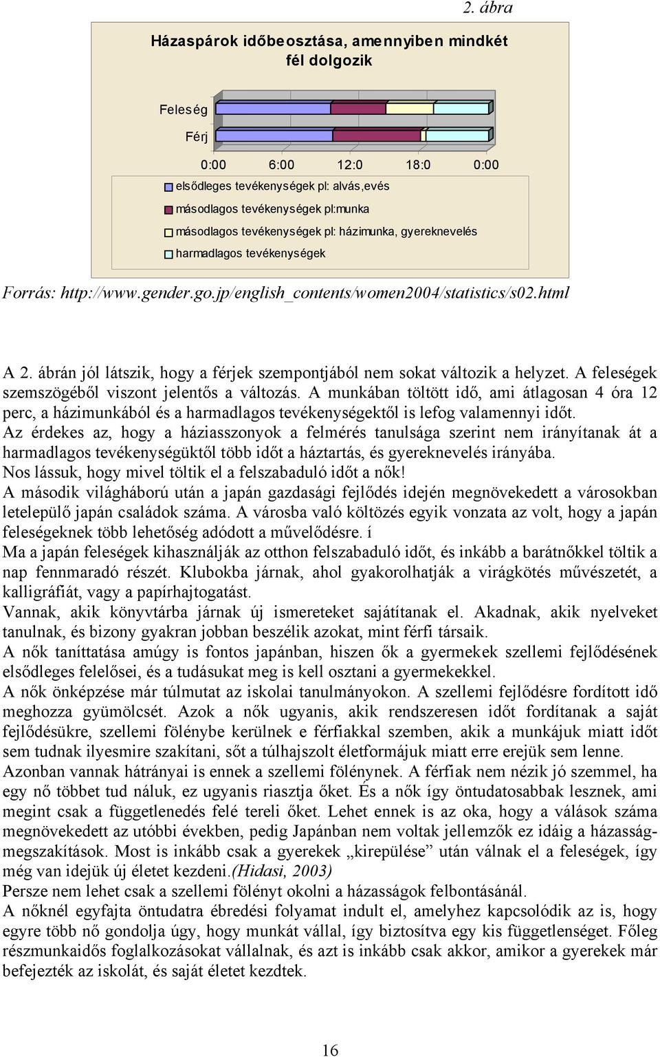 ábrán jól látszik, hogy a férjek szempontjából nem sokat változik a helyzet. A feleségek szemszögéből viszont jelentős a változás.