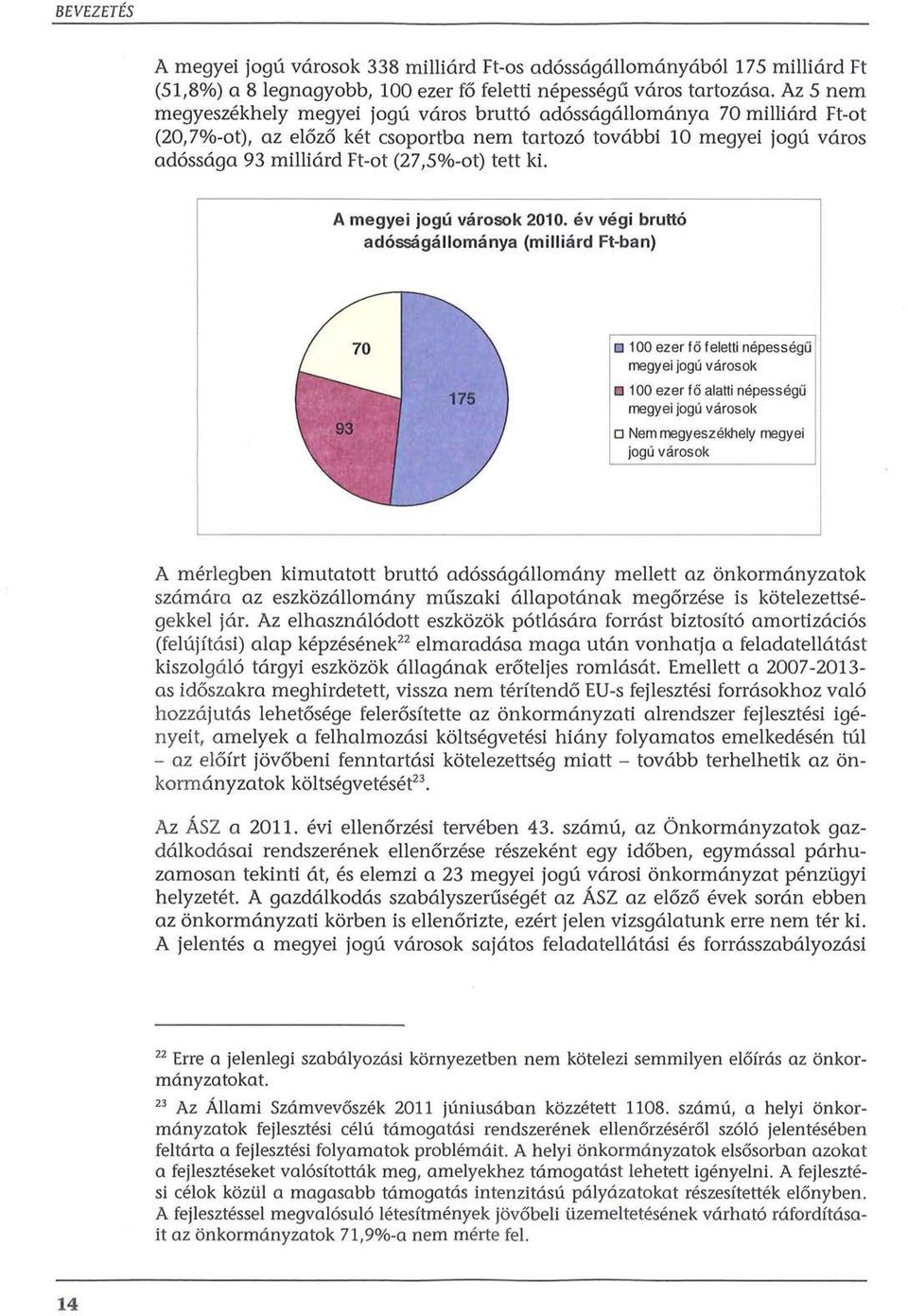 tett ki. A megyei jogu varosok 2010.