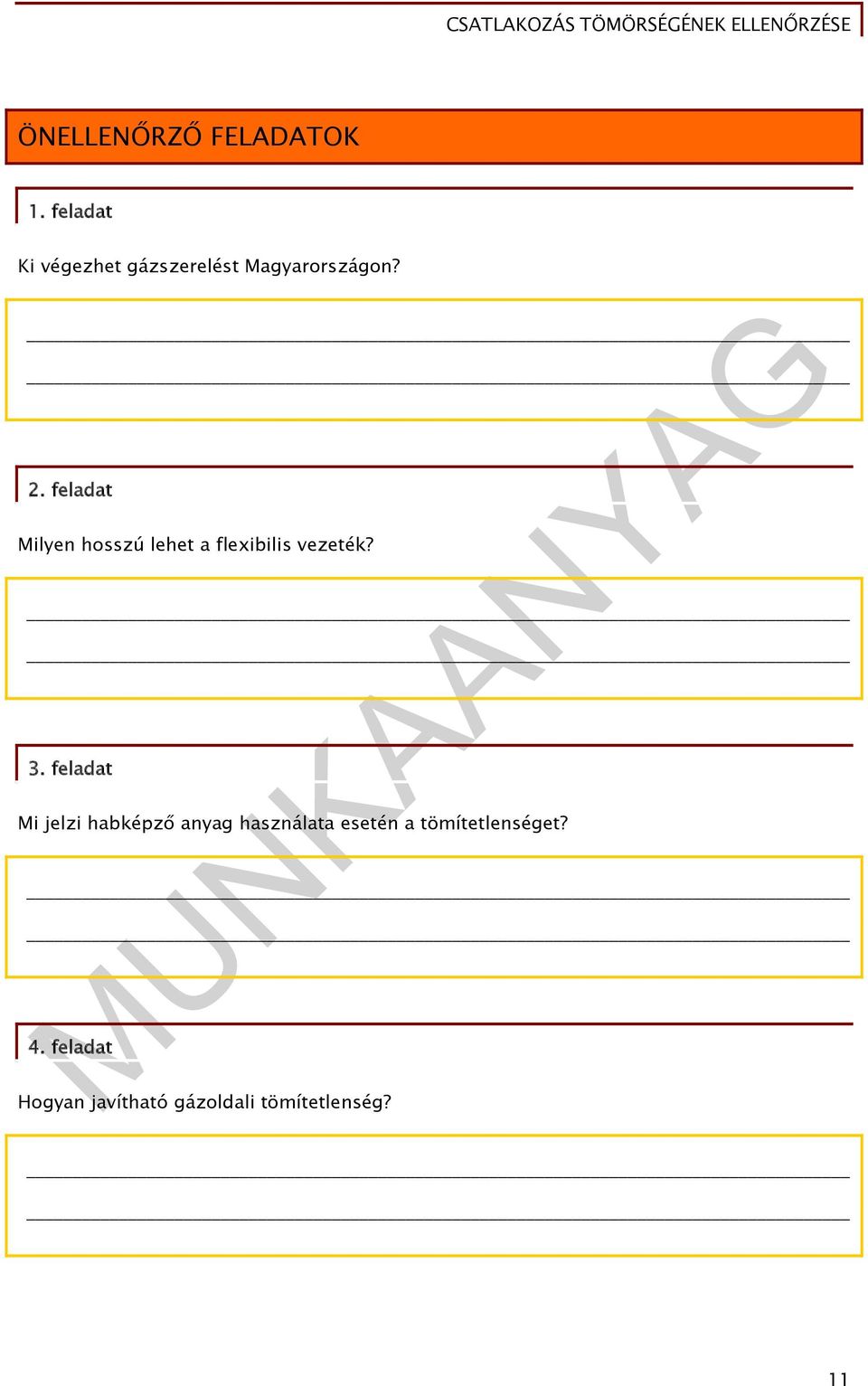 feladat Milyen hosszú lehet a flexibilis vezeték? 3.