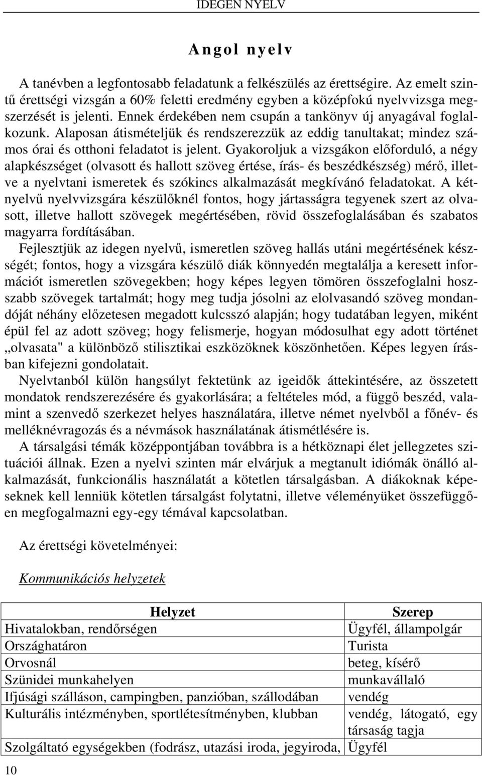 Alaposan átismételjük és rendszerezzük az eddig tanultakat; mindez számos órai és otthoni feladatot is jelent.