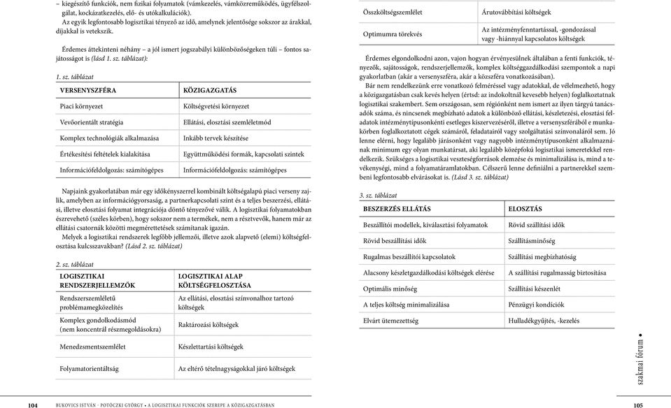 Érdemes áttekinteni néhány a jól ismert jogszabályi különbözőségeken túli fontos sajátosságot is (lásd 1. sz.