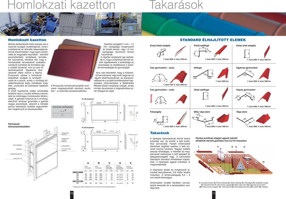 színekkel és formákkal úgy a családi házaknál, mint az ipari létesítményeknél.