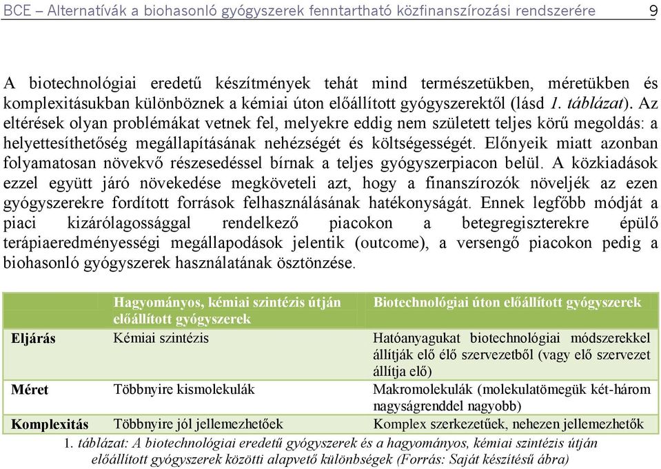 Az eltérések olyan problémákat vetnek fel, melyekre eddig nem született teljes körű megoldás: a helyettesíthetőség megállapításának nehézségét és költségességét.