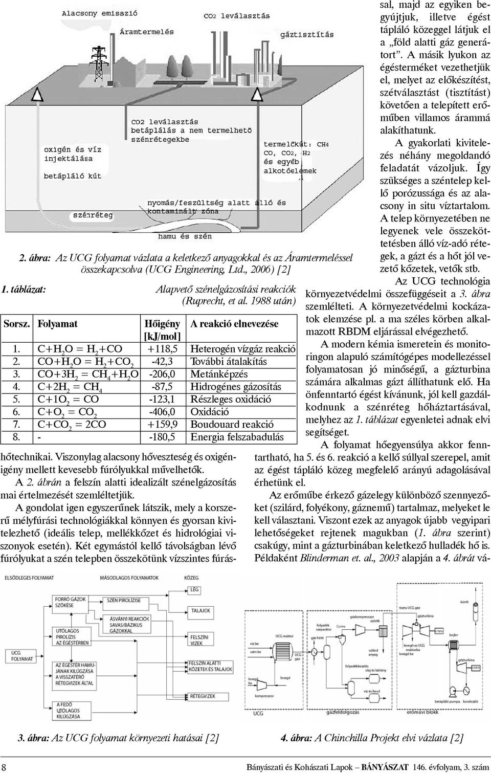 CO+3H 2 =CH 4 +H 2 O -206,0 Metánképzés 4. C+2H 2 =CH 4-87,5 Hidrogénes gázosítás 5. C+1O 2 =CO -123,1 Részleges oxidáció 6. C+O 2 =CO 2-406,0 Oxidáció 7. C+CO 2 = 2CO +159,9 Boudouard reakció 8.