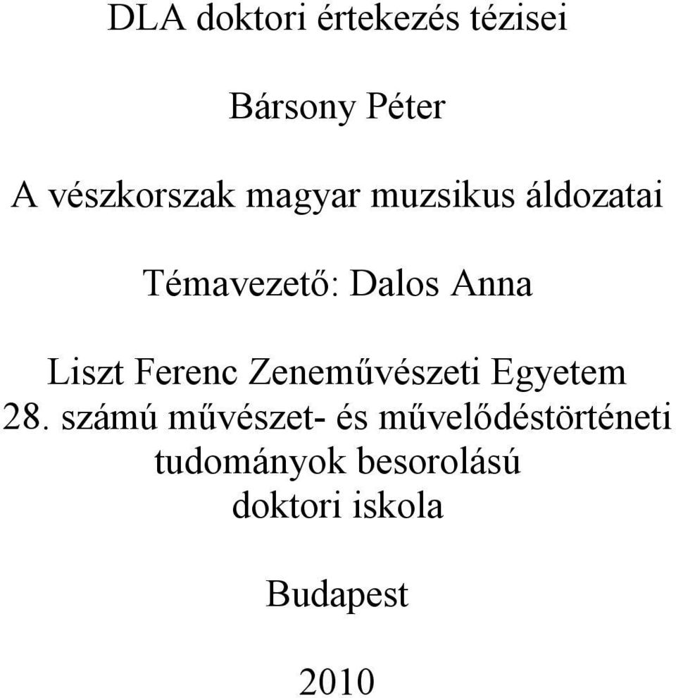 Ferenc Zeneművészeti Egyetem 28.