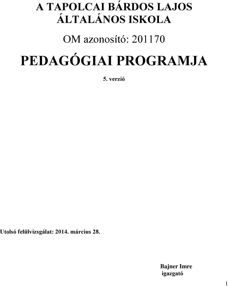 PROGRAMJA 5.