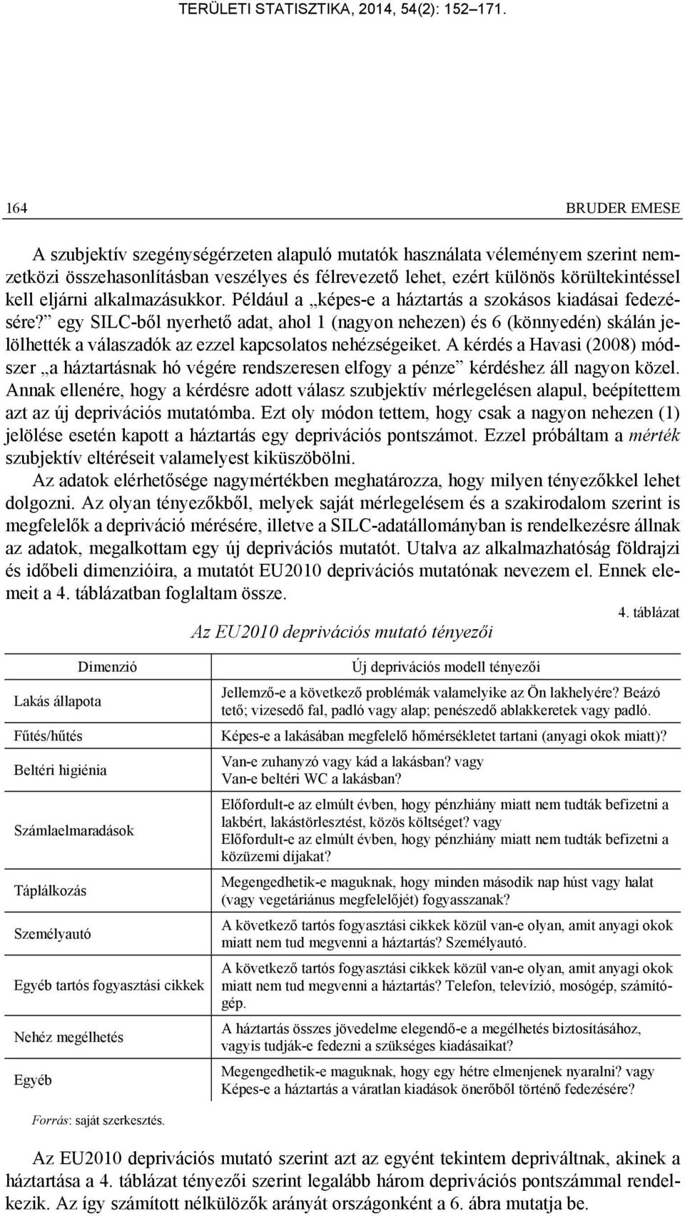 egy SILC-ből nyerhető adat, ahol 1 (nagyon nehezen) és 6 (könnyedén) skálán jelölhették a válaszadók az ezzel kapcsolatos nehézségeiket.