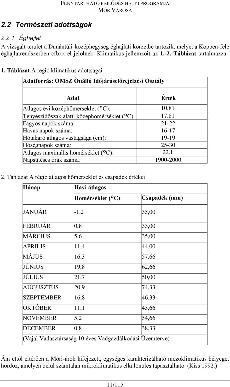 81 Tenyészidőszak alatti középhőmérséklet ( C) 17.