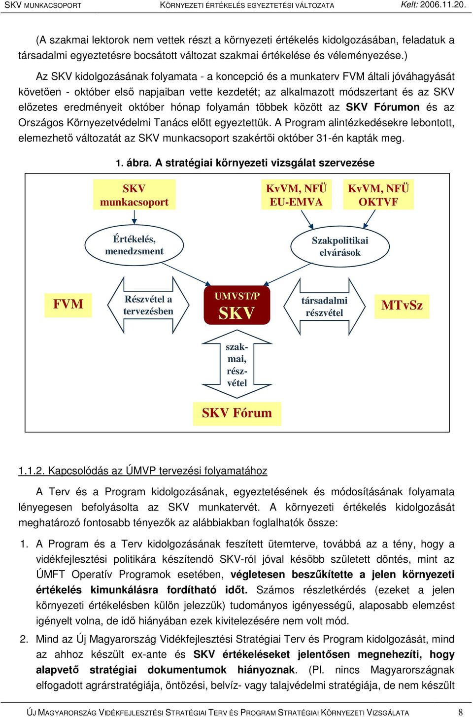 október hónap folyamán többek között az SKV Fórumon és az Országos Környezetvédelmi Tanács elıtt egyeztettük.