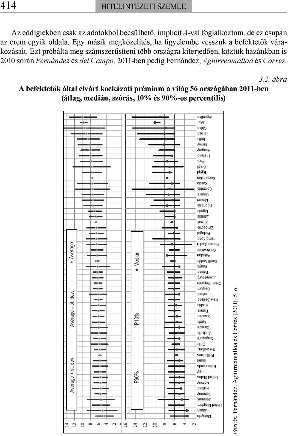 Ezt próbálta meg számszerűsíteni több országra kiterjedően, köztük hazánkban is 2010 során Fernández és del Campo, 2011-ben pedig Fernández,