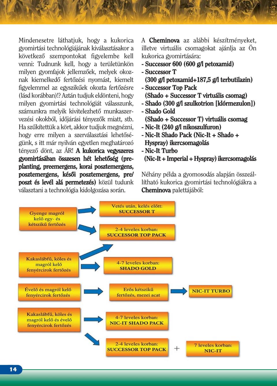 ? Aztán tudjuk eldönteni, hogy milyen gyomirtási technológiát válasszunk, számunkra melyik kivitelezhetô munkaszervezési okokból, idôjárási tényezôk miatt, stb.