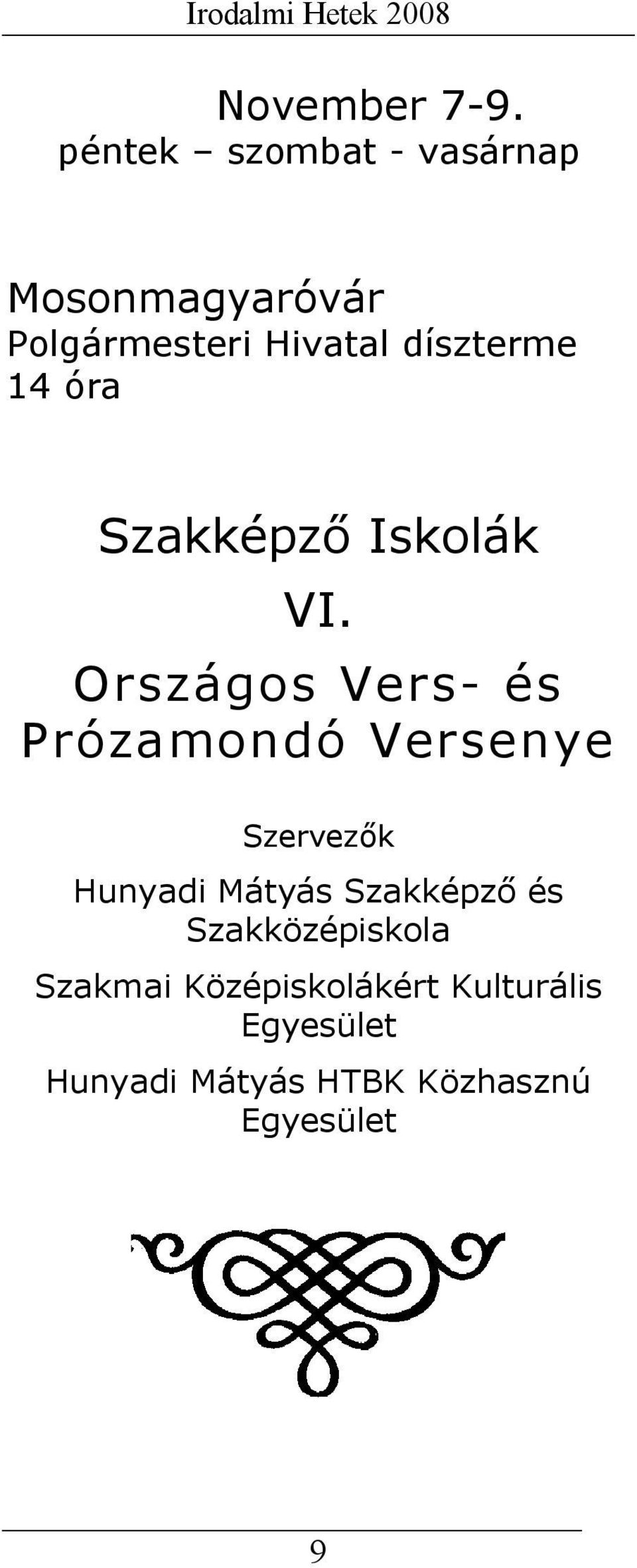 14 óra Szakképző Iskolák VI.