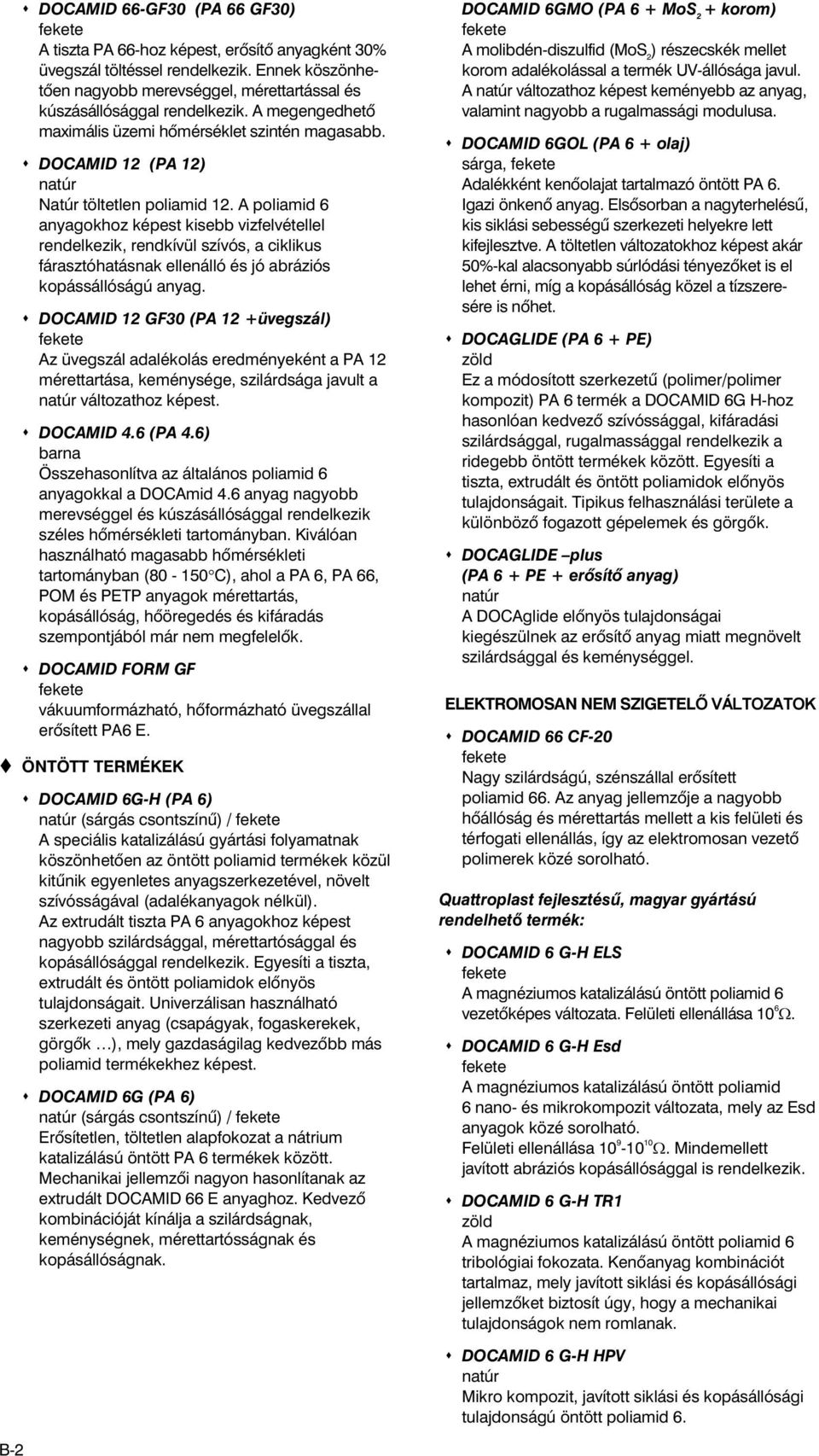 DOCAMID 12 (PA 12) natúr Natúr töltetlen poliamid 12.