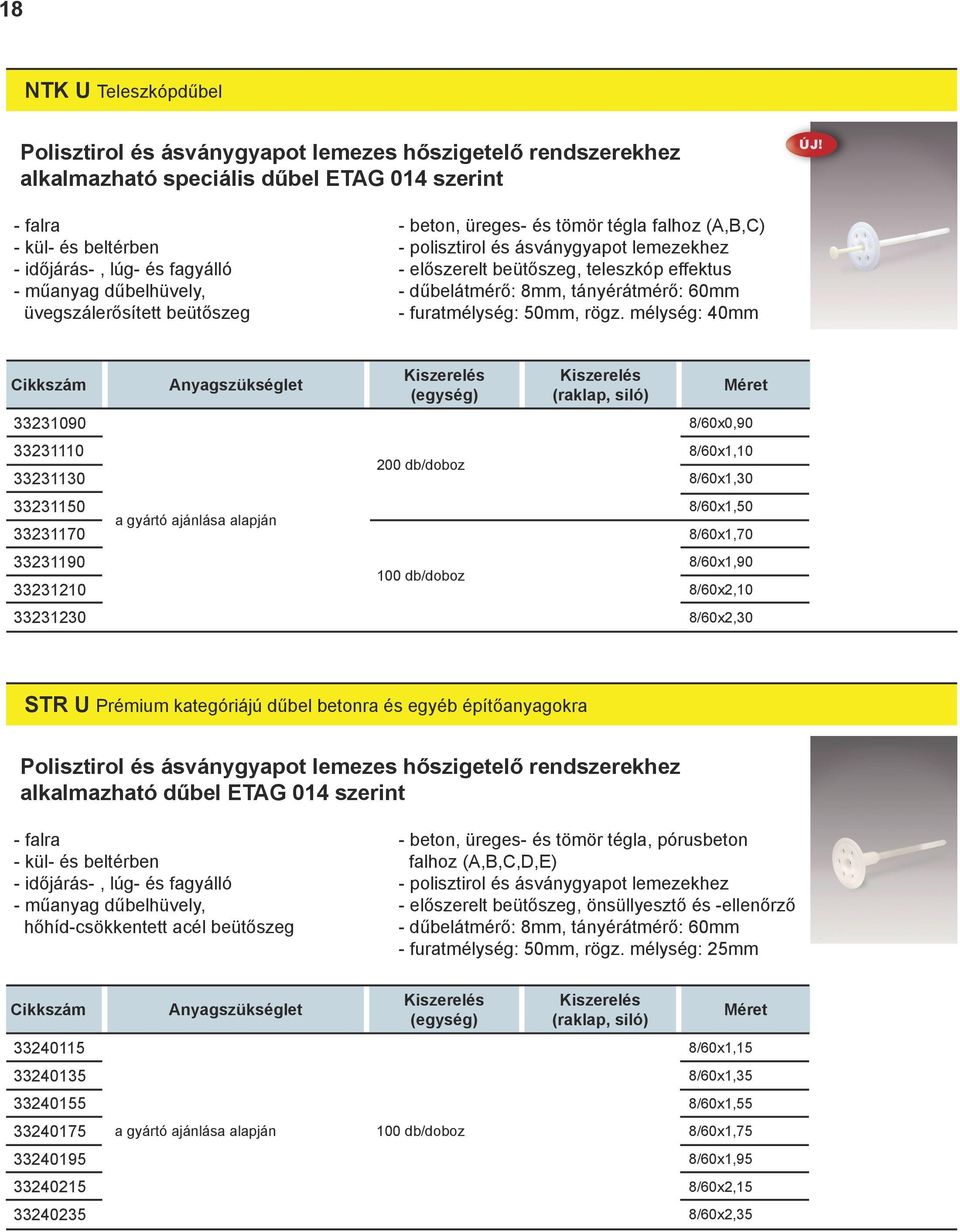 8mm, tányérátmérő: 60mm - furatmélység: 50mm, rögz.