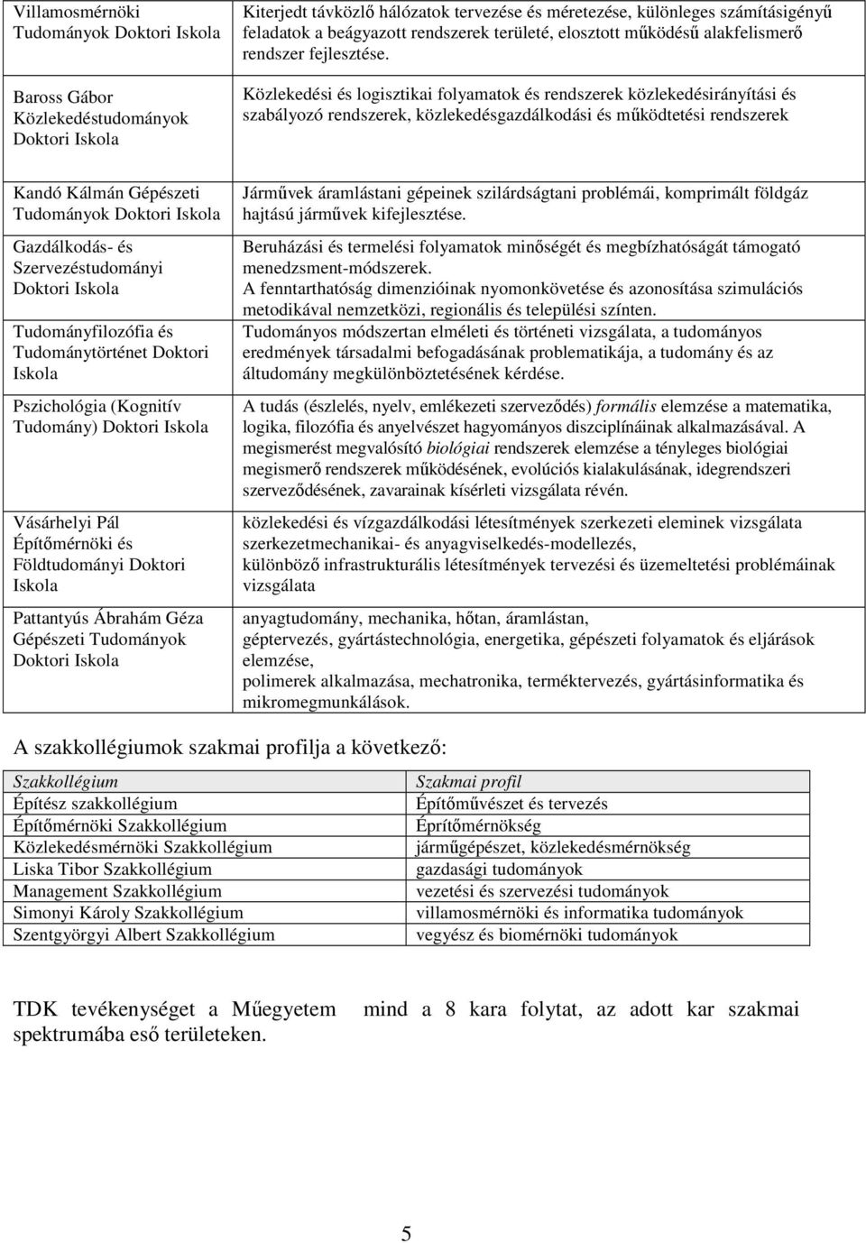 Közlekedési és logisztikai folyamatok és rendszerek közlekedésirányítási és szabályozó rendszerek, közlekedésgazdálkodási és működtetési rendszerek Kandó Kálmán Gépészeti Tudományok Doktori Iskola