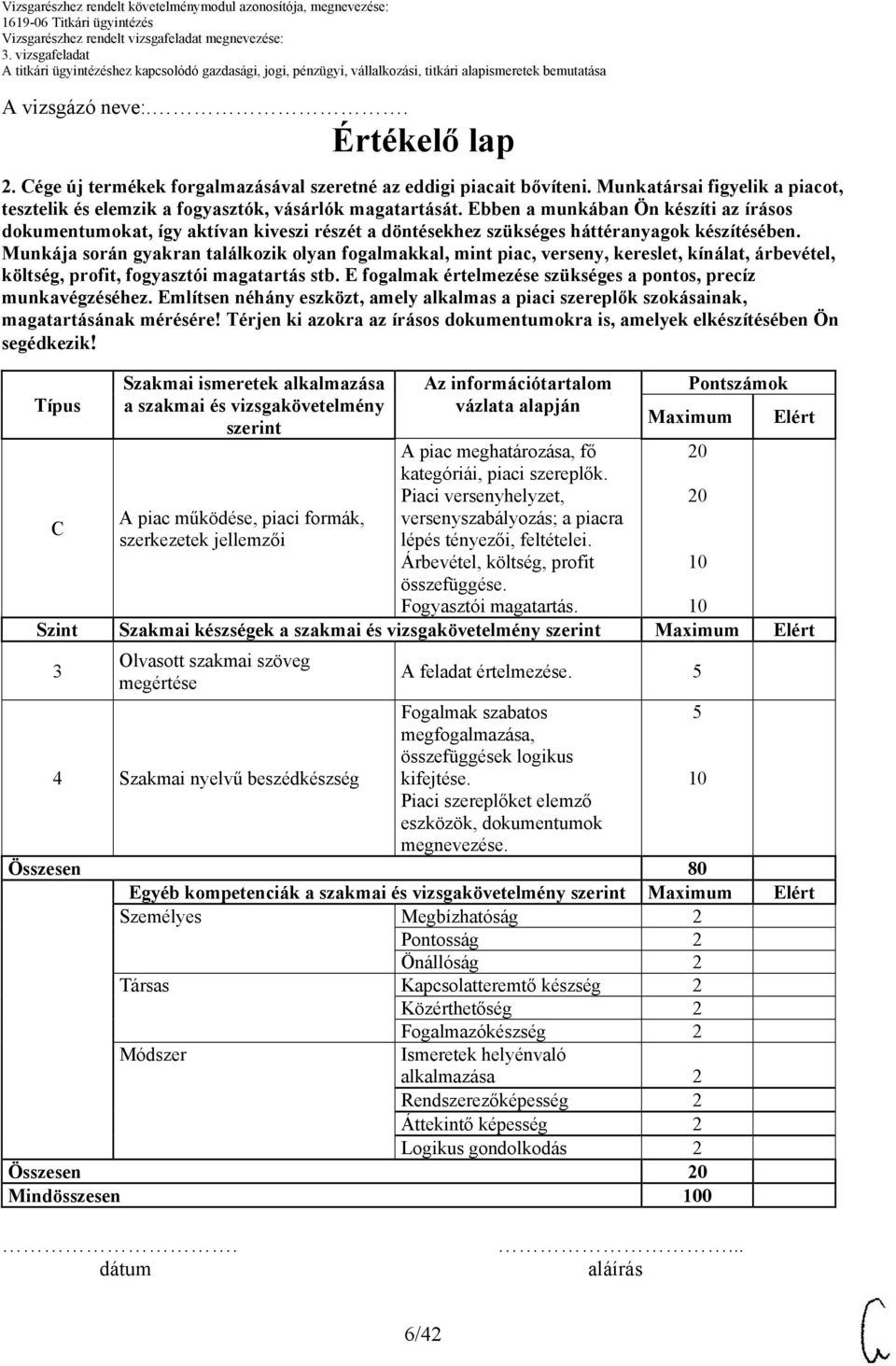 Munkája során gyakran találkozik olyan fogalmakkal, mint piac, verseny, kereslet, kínálat, árbevétel, költség, profit, fogyasztói magatartás stb.