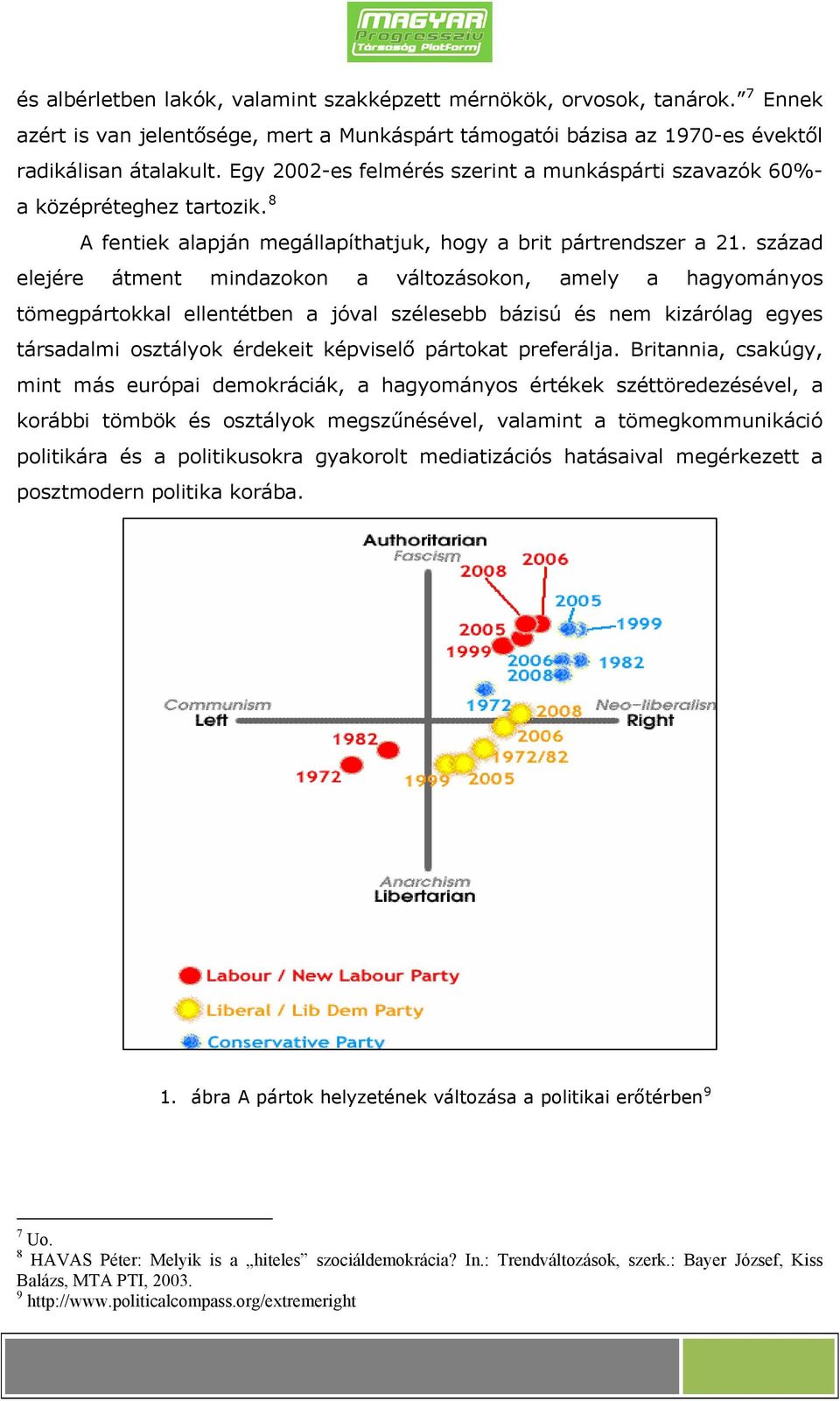 század elejére átment mindazokon a változásokon, amely a hagyományos tömegpártokkal ellentétben a jóval szélesebb bázisú és nem kizárólag egyes társadalmi osztályok érdekeit képviselő pártokat