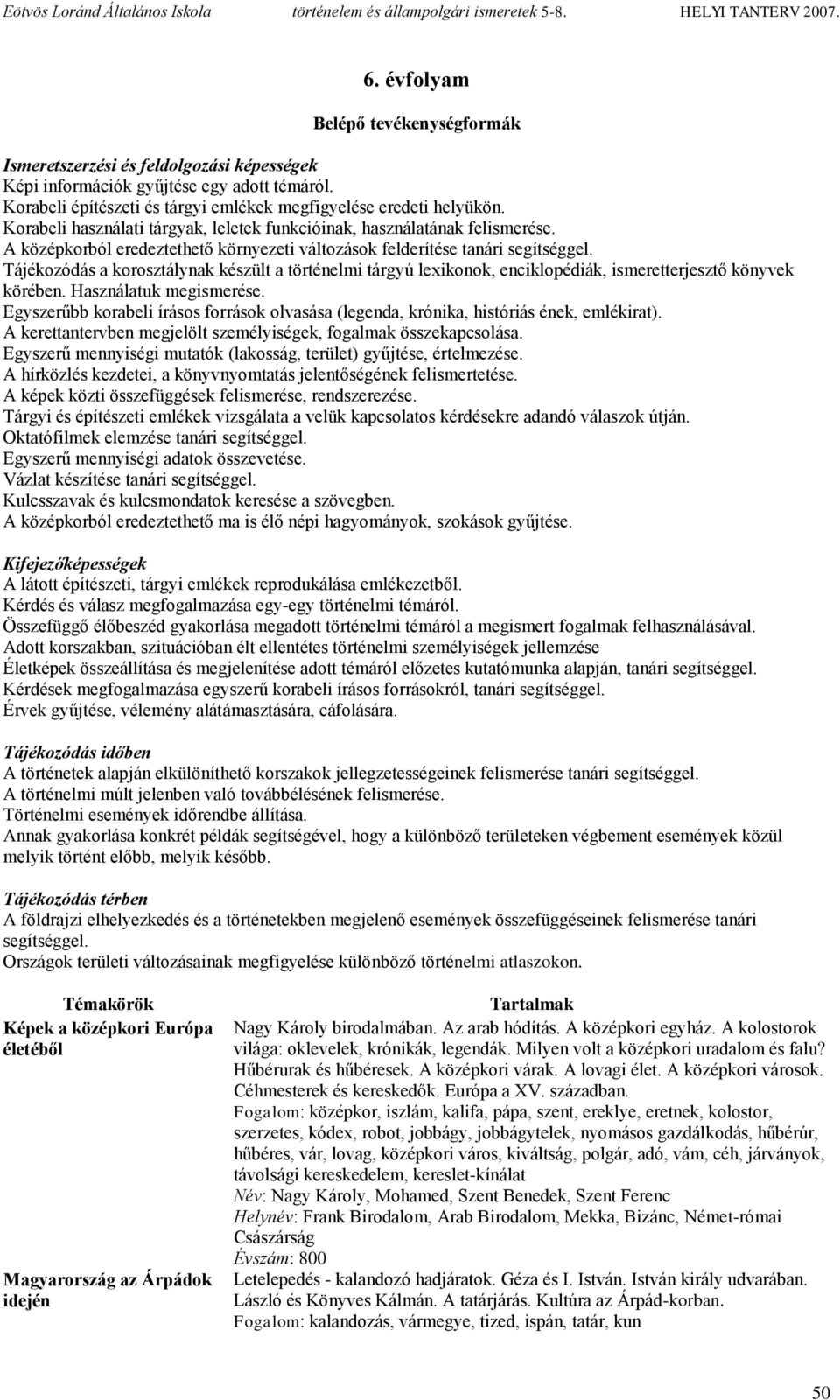 Tájékozódás a korosztálynak készült a történelmi tárgyú lexikonok, enciklopédiák, ismeretterjesztő könyvek körében. Használatuk megismerése.