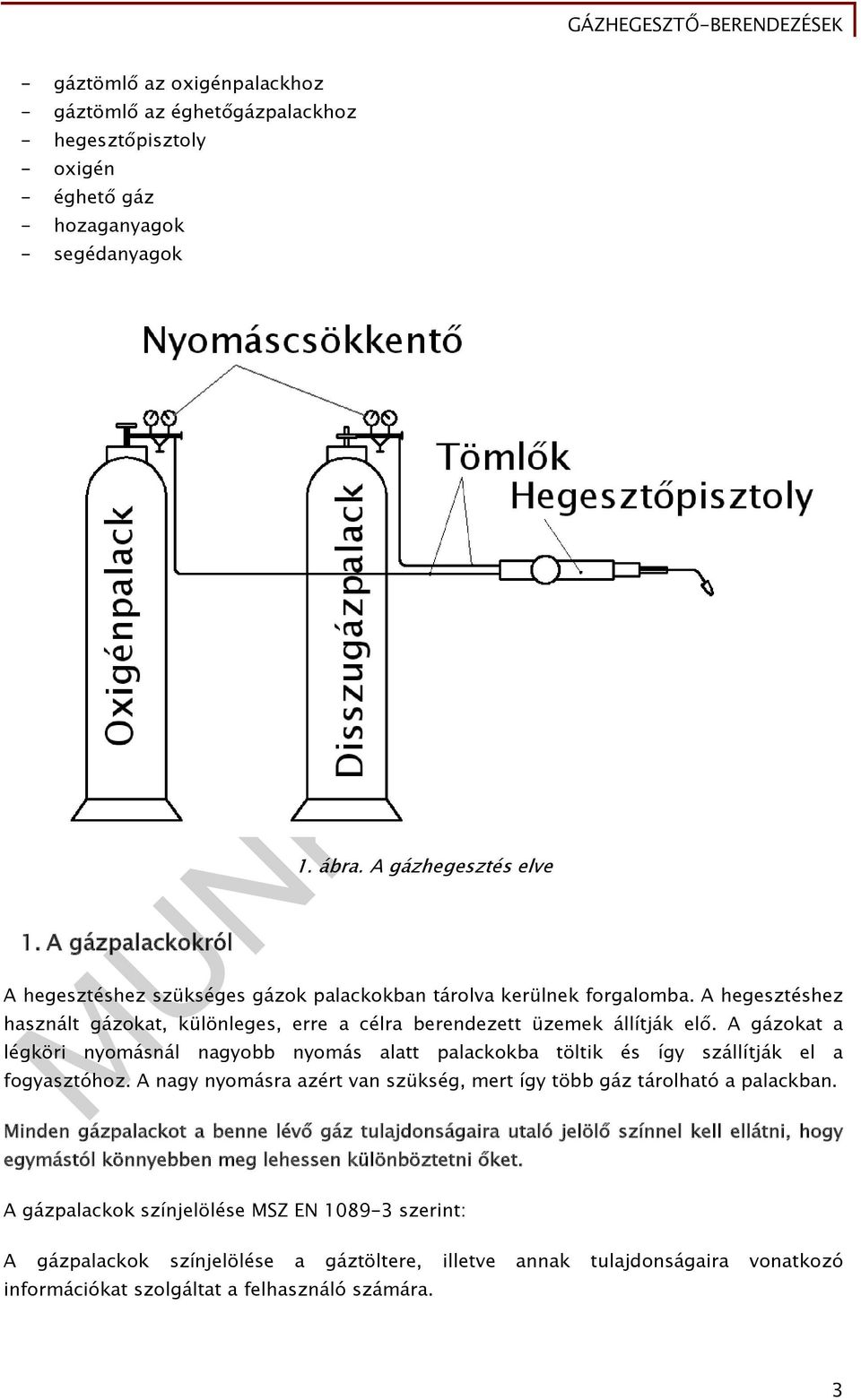 A gázokat a légköri nyomásnál nagyobb nyomás alatt palackokba töltik és így szállítják el a fogyasztóhoz. A nagy nyomásra azért van szükség, mert így több gáz tárolható a palackban.