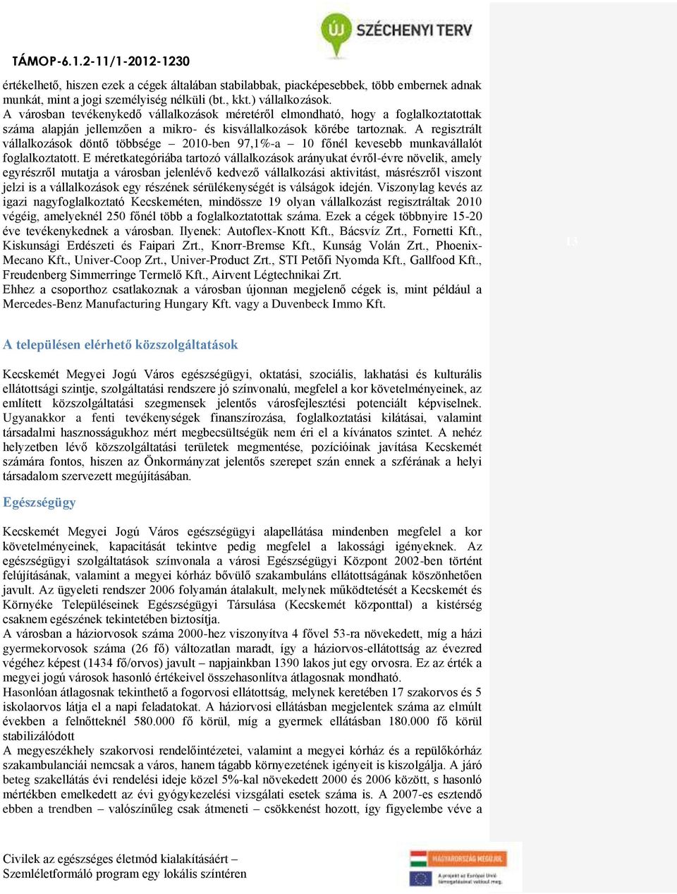 A regisztrált vállalkozások döntő többsége 2010-ben 97,1-a 10 főnél kevesebb munkavállalót foglalkoztatott.