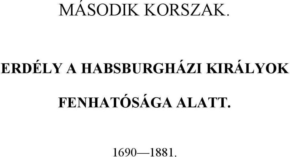 HABSBURGHÁZI