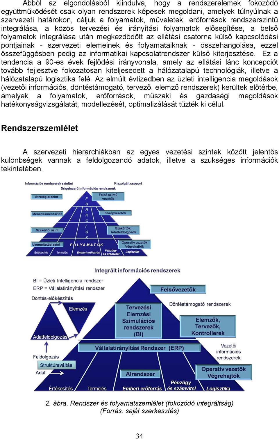 szervezeti elemeinek és folyamataiknak - összehangolása, ezzel összefüggésben pedig az informatikai kapcsolatrendszer külső kiterjesztése.