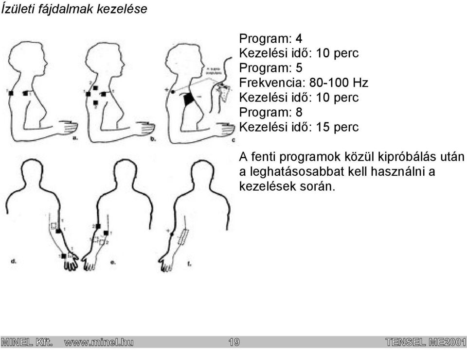 idő: 15 perc A fenti programok közül kipróbálás után a