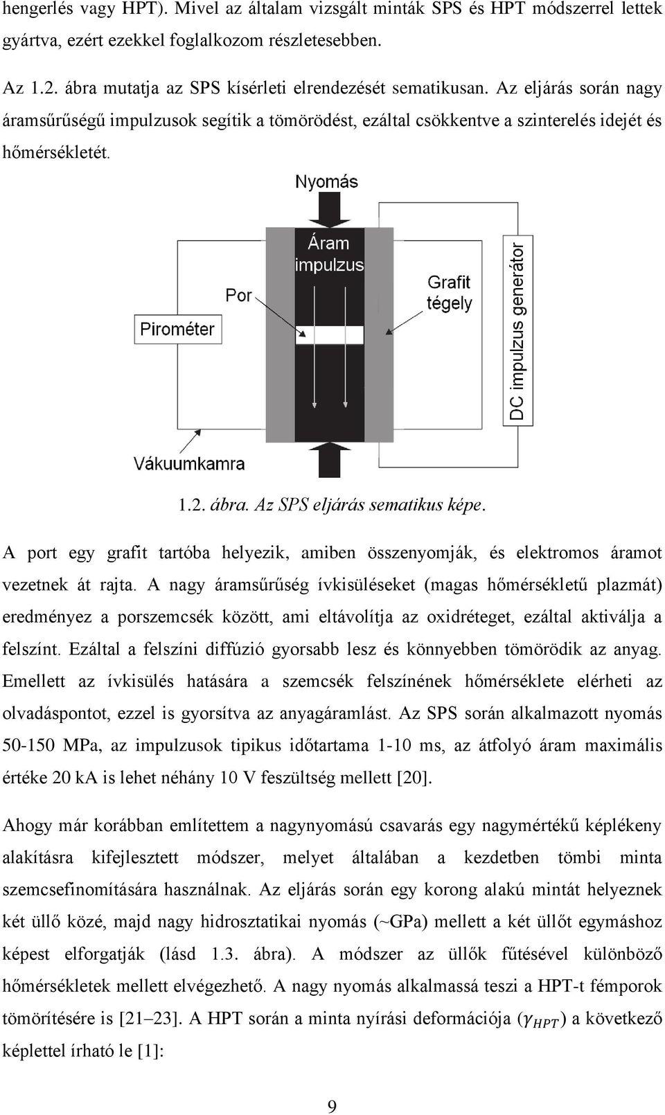 A port egy grafit tartóba helyezik, amiben összenyomják, és elektromos áramot vezetnek át rajta.