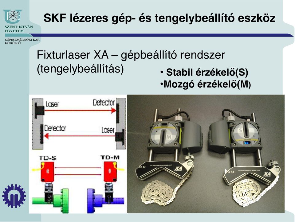 Fixturlaser XA gépbeállító