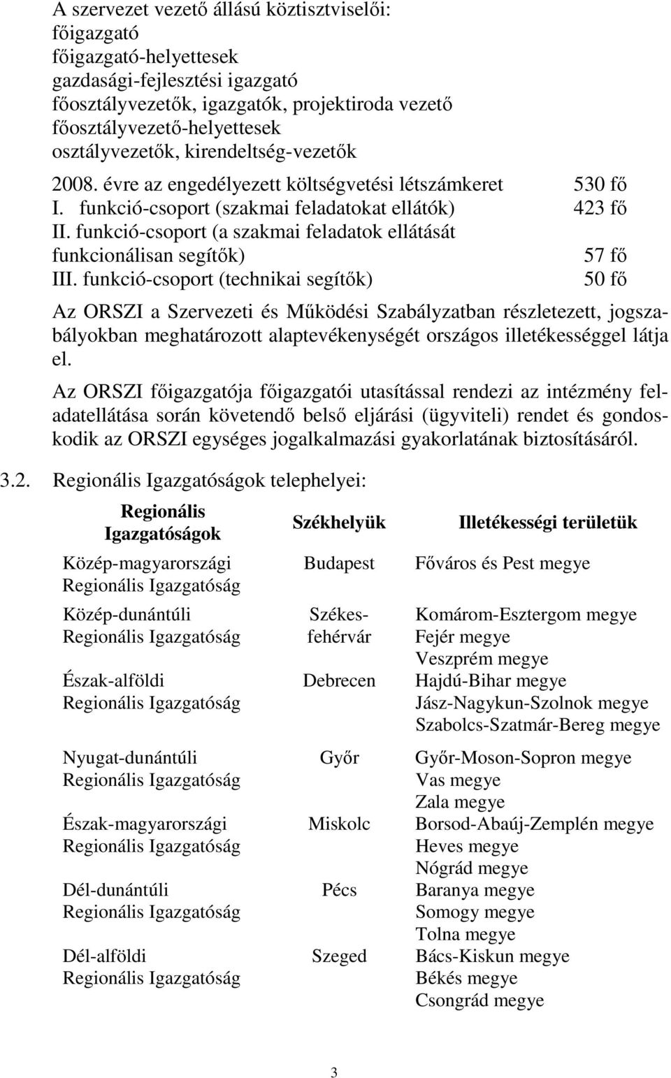 funkció-csoport (a szakmai feladatok ellátását funkcionálisan segítık) 57 fı III.