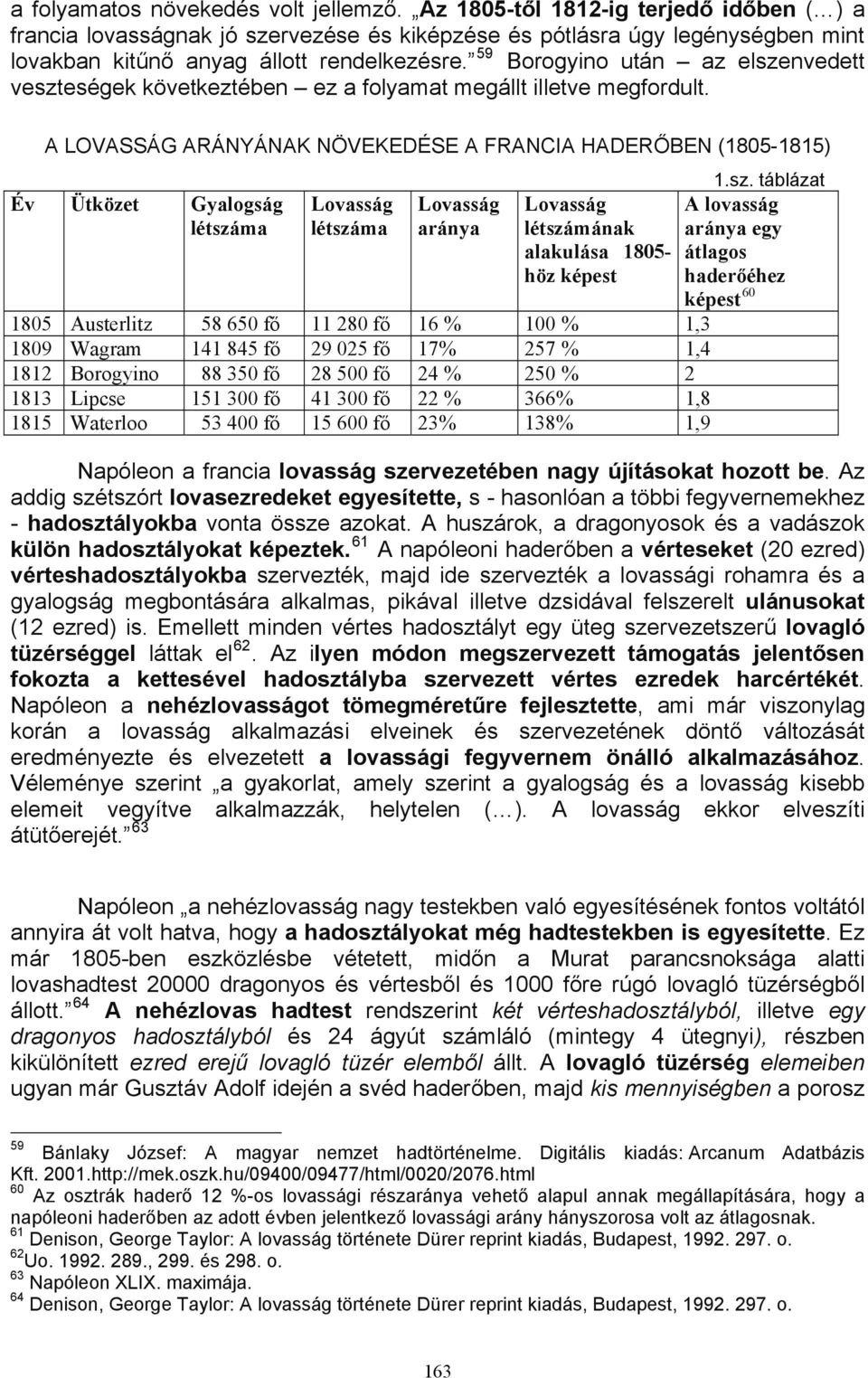 59 Borogyino után az elszenvedett veszteségek következtében ez a folyamat megállt illetve megfordult.