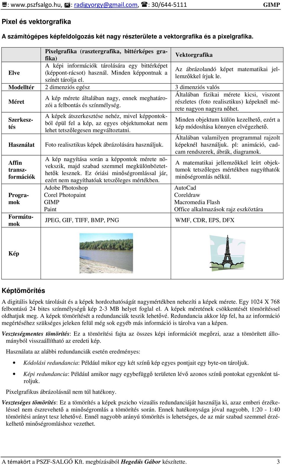 Modelltér 2 dimenziós egész 3 dimenziós valós Méret Szerkesztés Használat Affin transzformációk Programok Formátumok A kép mérete általában nagy, ennek meghatározói a felbontás és színmélység.