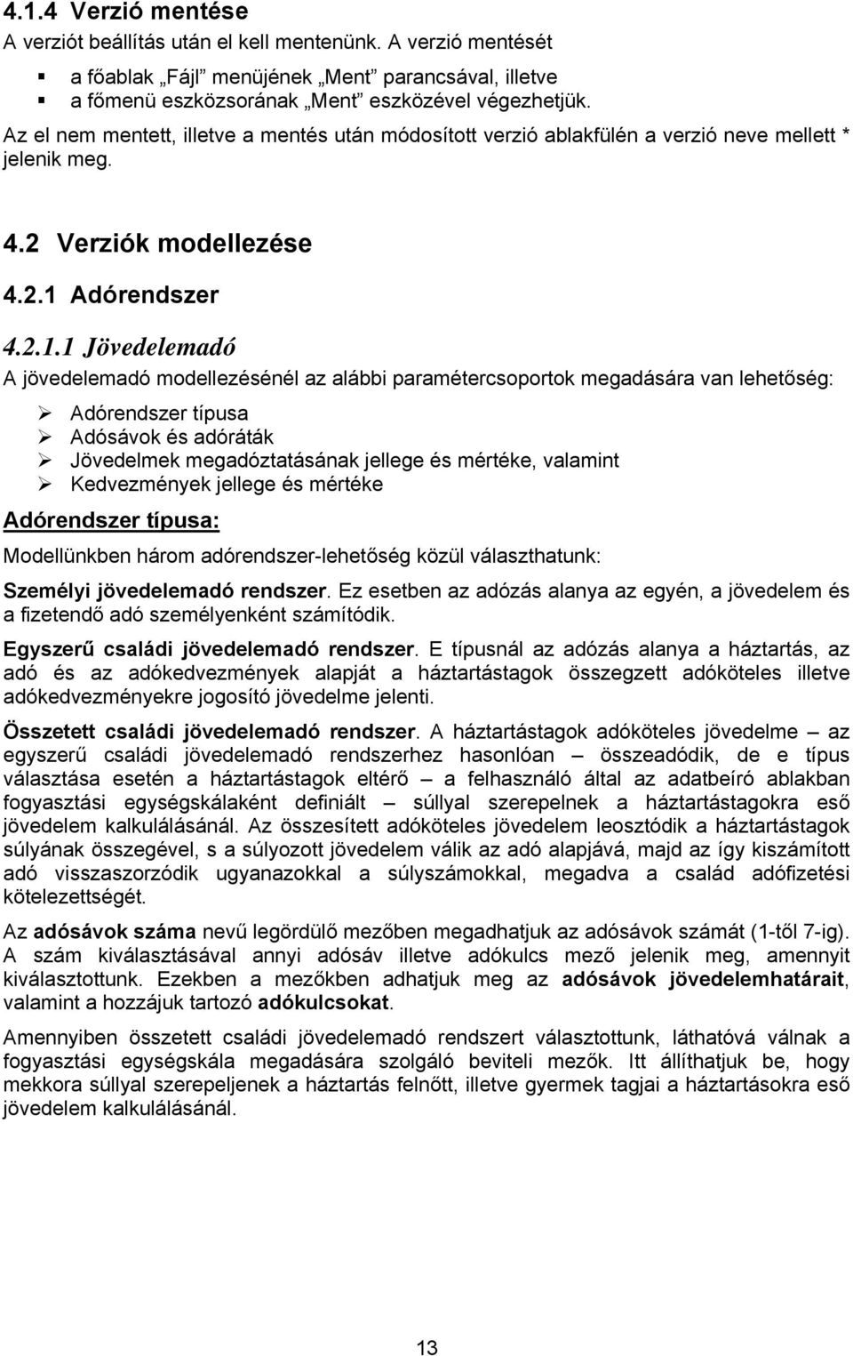 Adórendszer 4.2.1.