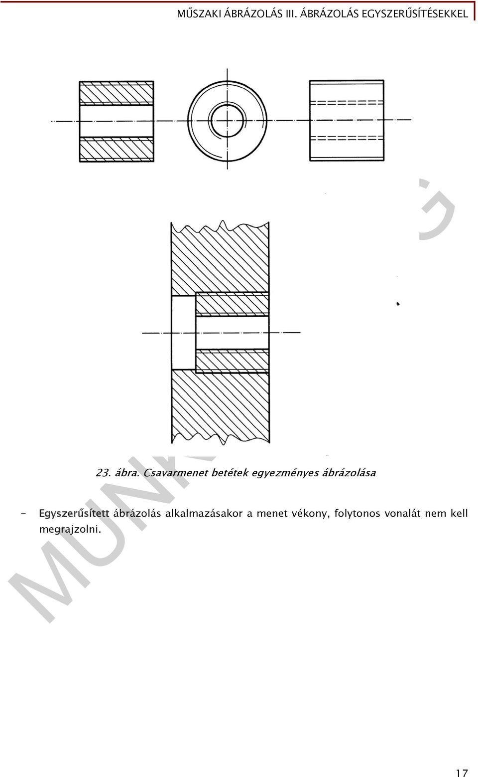 ábrázolása - Egyszerűsített ábrázolás