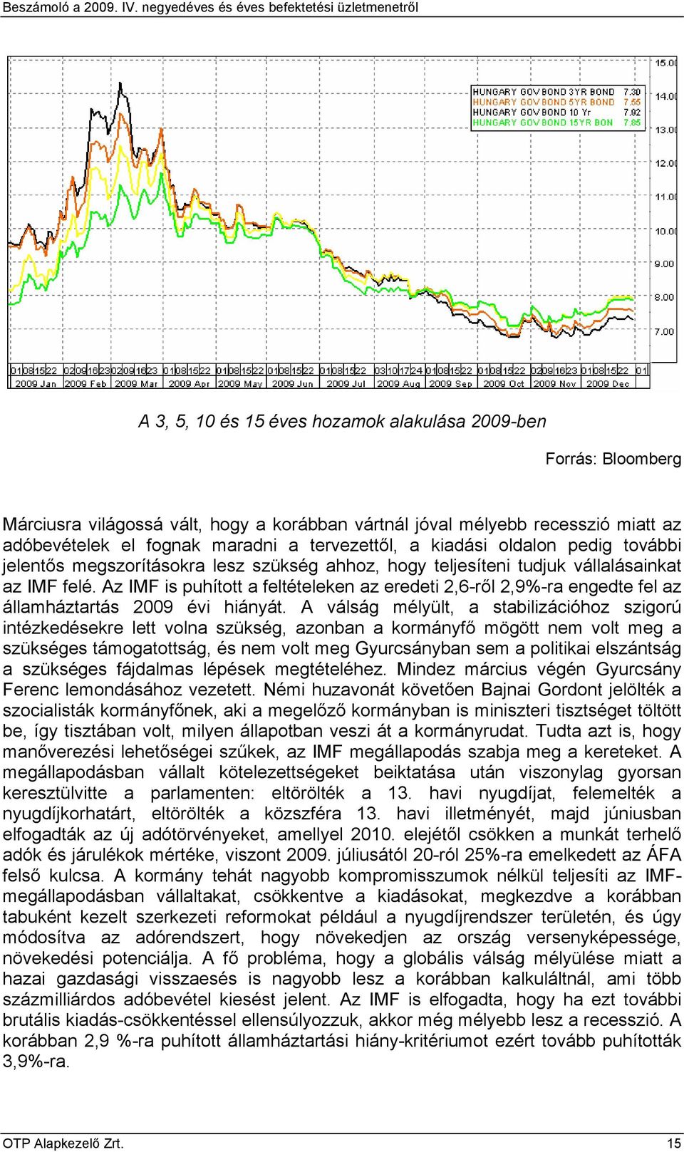 Az IMF is puhított a feltételeken az eredeti 2,6-ről 2,9%-ra engedte fel az államháztartás 2009 évi hiányát.