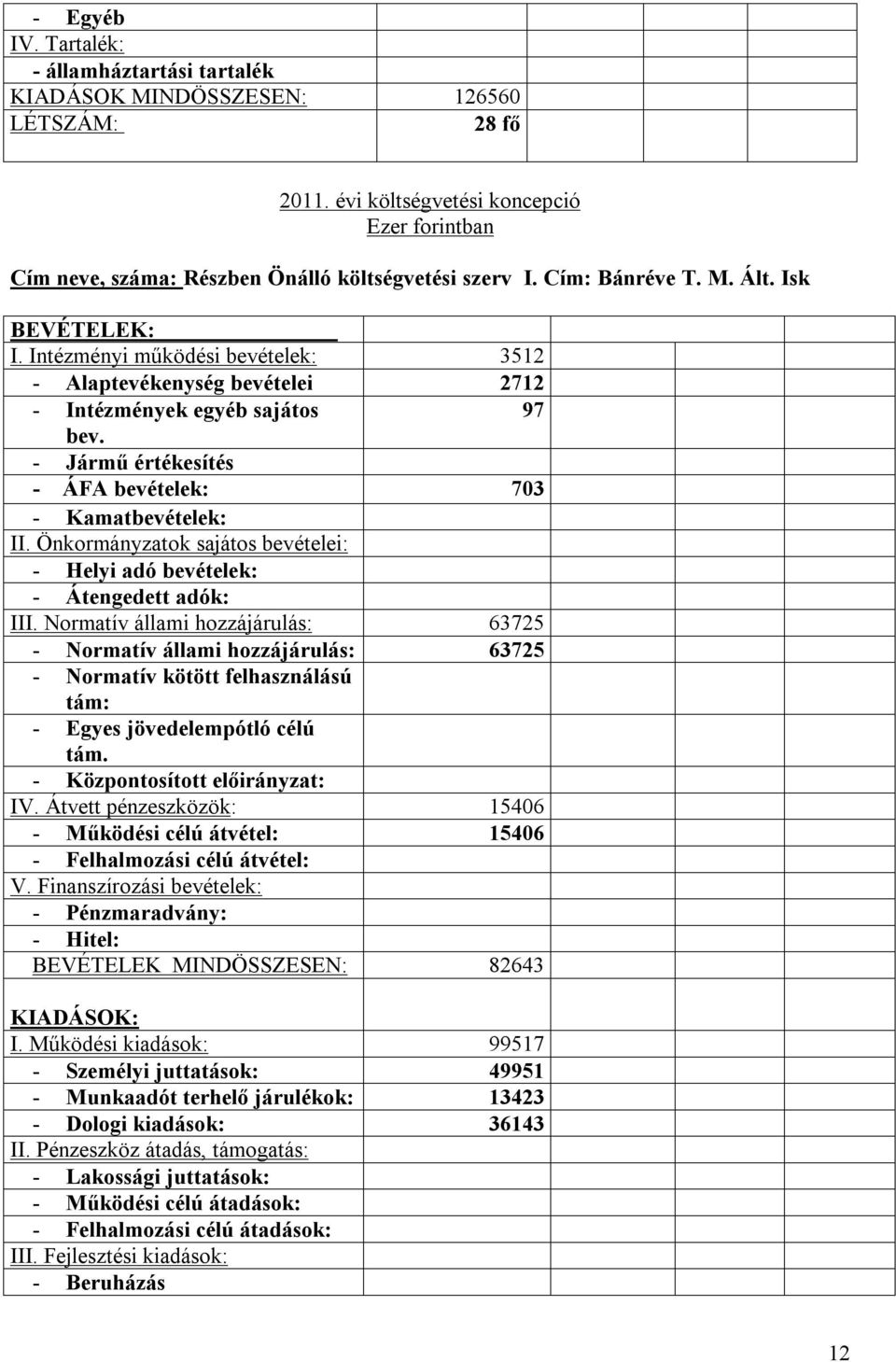 - Jármű értékesítés - ÁFA bevételek: 703 - Kamatbevételek: II. Önkormányzatok sajátos bevételei: - Helyi adó bevételek: - Átengedett adók: III.